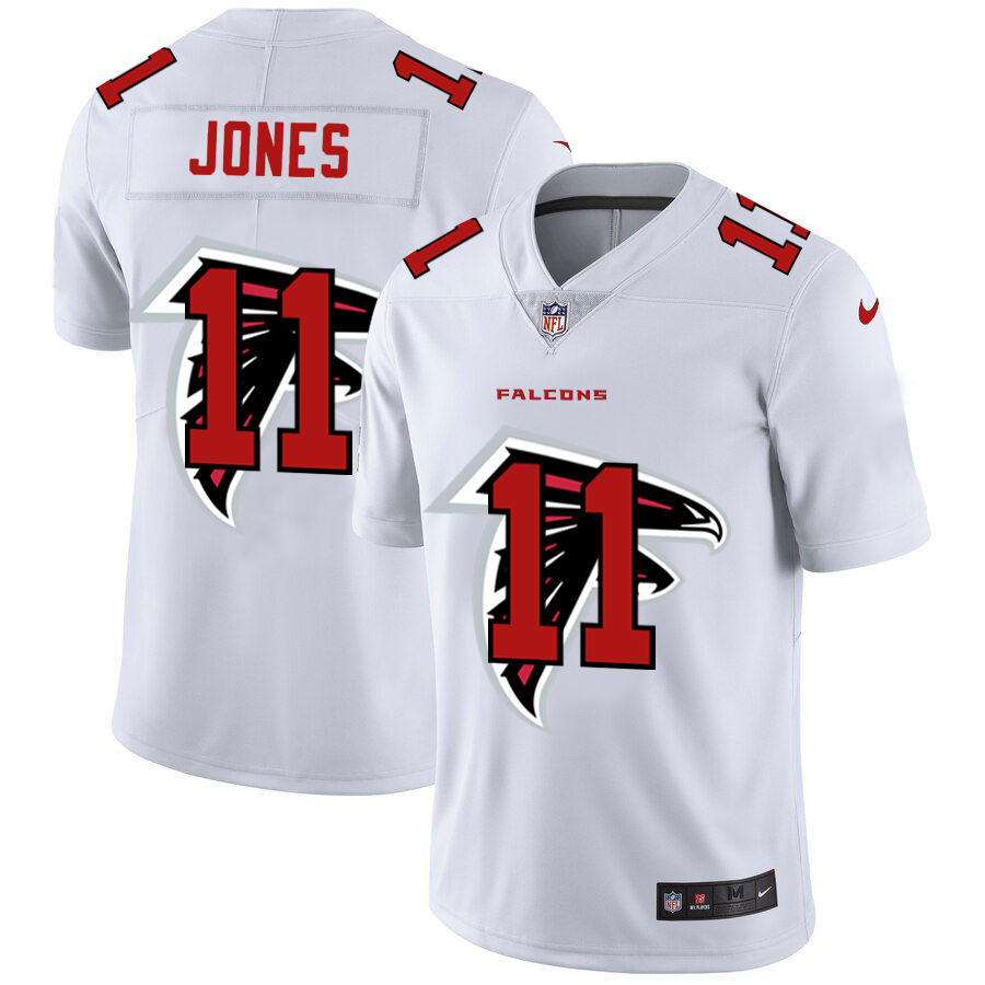 2020 New Men Atlanta Falcons #11 Jones white  Limited NFL Nike jerseys->green bay packers->NFL Jersey